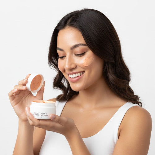 Mascarilla suave de papaya y calabaza